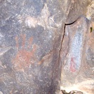 Bushmen paintings, Bergplaas rock shelter, courtesy Garden Route National Park, SANParks