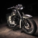The Motorcycle Room Knysna. Triumph 350cc Bathtub