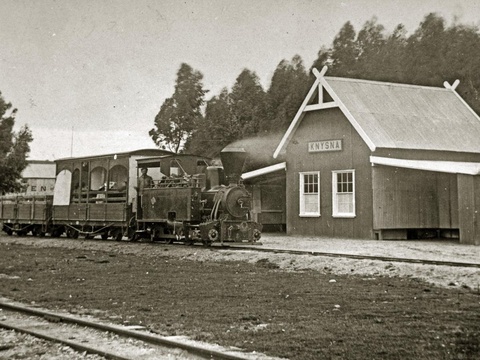 Knysna station, Coffee Pot Railway, South Western Railway Co Ltd, Knysna forest railway