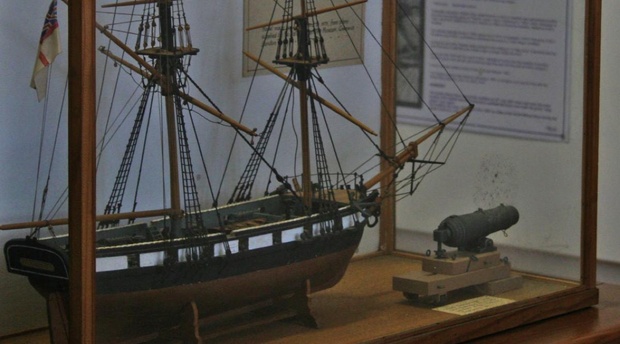 Model of ss Albatross in the Knysna Museum