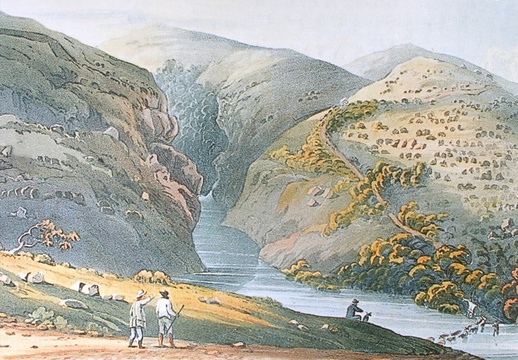 Painting of Kaaimans Grotto, by Christian Ignatius Latrobe, 1816, Public domain